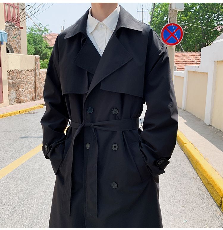 Andrei - Double-breasted midi trenchcoat
