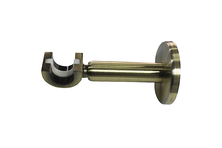 Support court pour barre à rideau extensible GoodHome bronze Ø16/19 cm