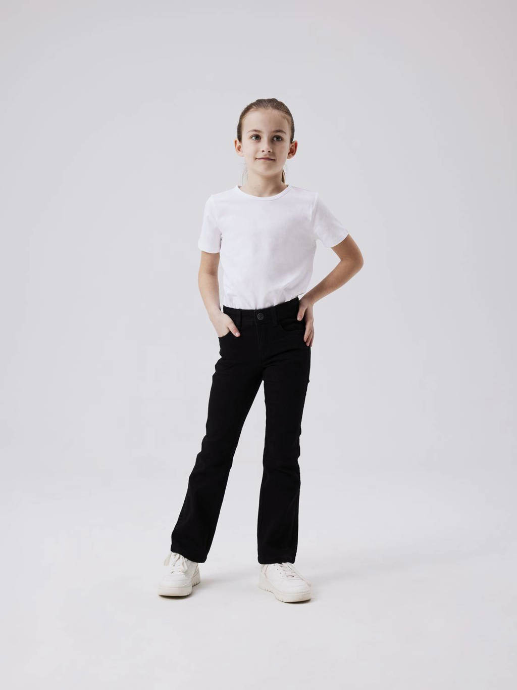 NAME IT bootcut fit jeans NKFPOLLY black denim
