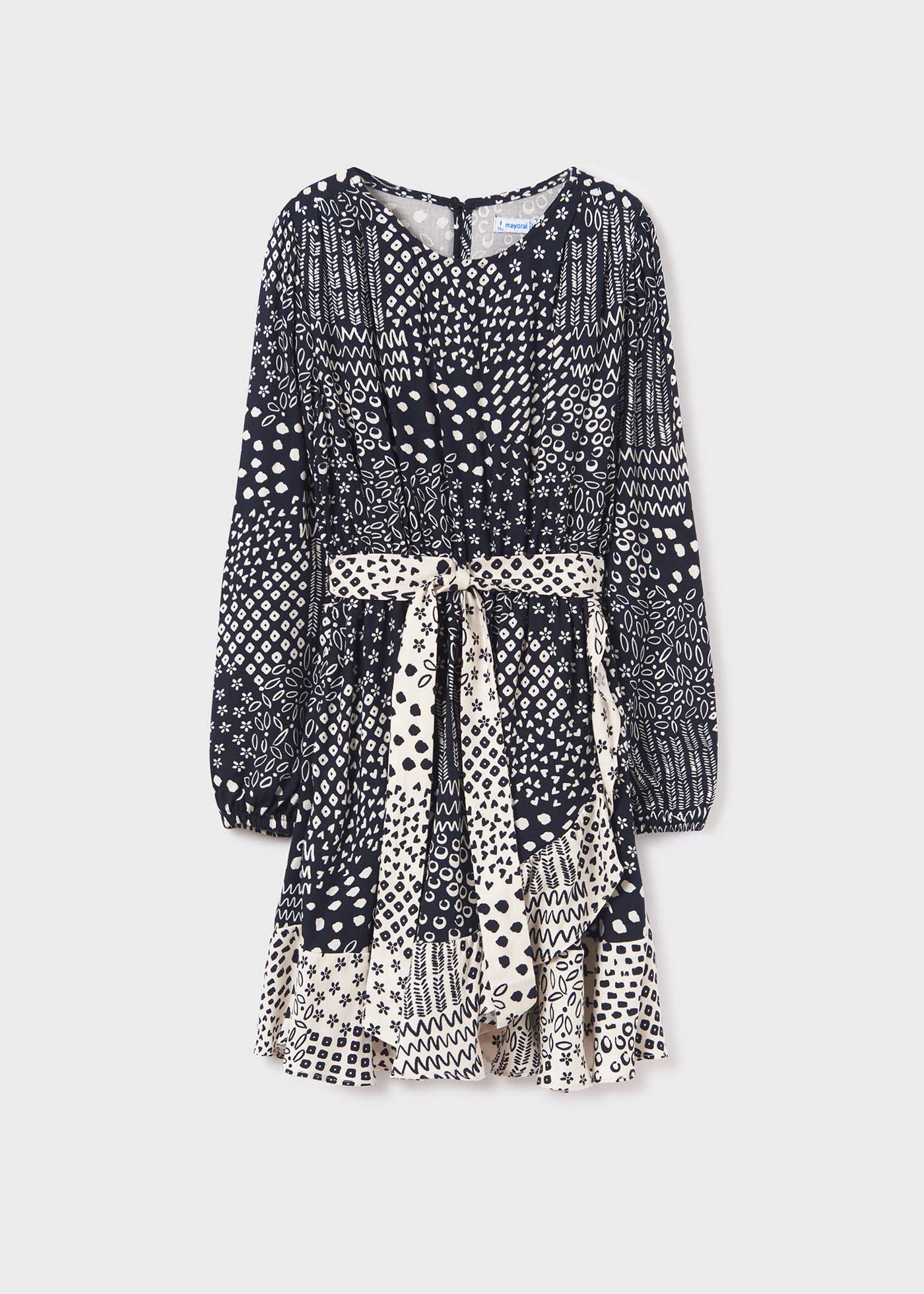 Vestido estampado para menina