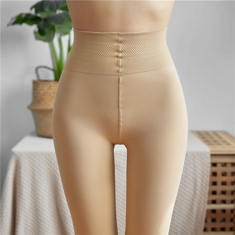 Geisha - Hoge taille effen panty's
