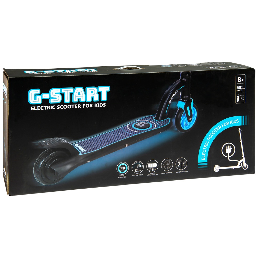 G-Start Elektroroller Schwarz/Blau