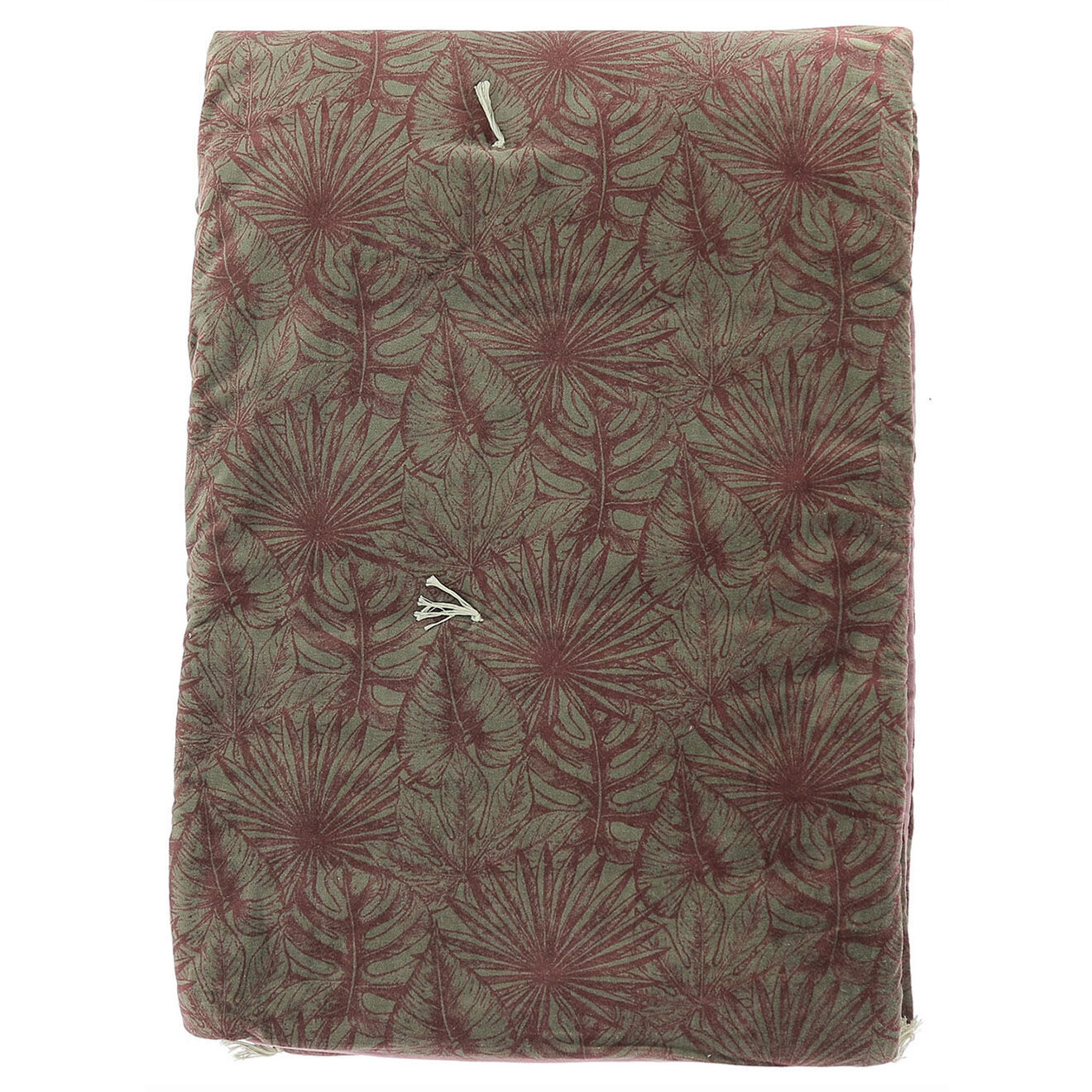 En Fil d'Indienne Plaid Goa rubis - 140x220 cm