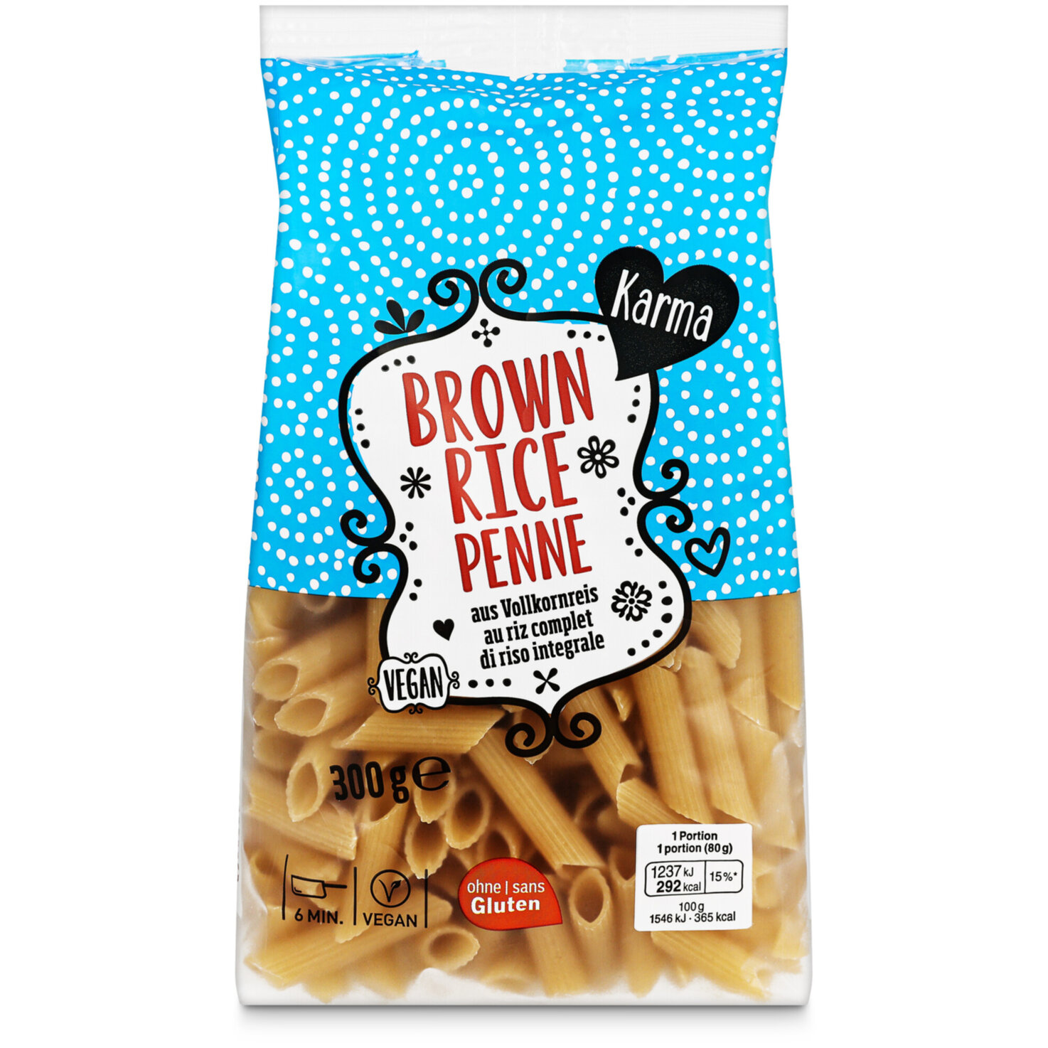 Karma Vollkornreis Penne