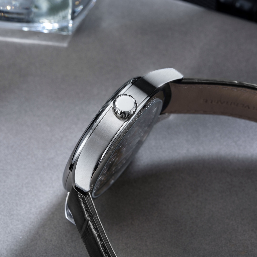 Aerowatch Renaissance Cobweb Skeleton Silbrig / Schwarz