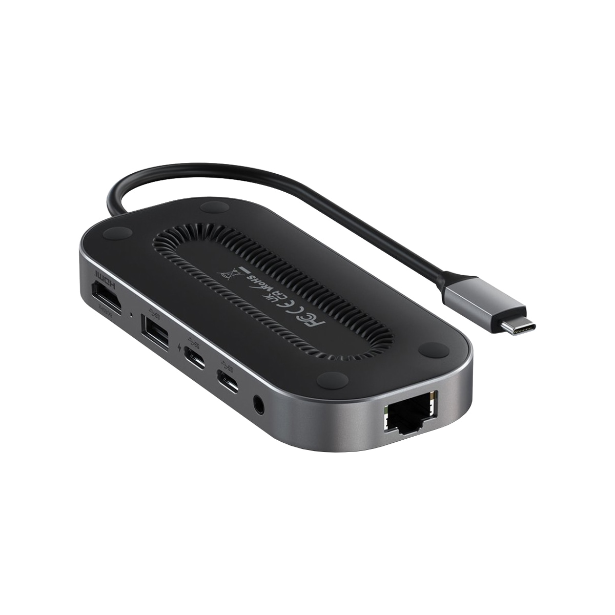 Satechi USB4 Multiport USB hub (grå)