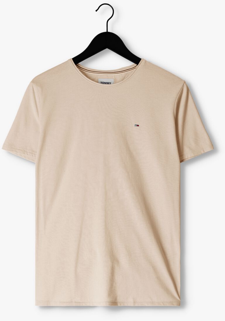 TOMMY JEANS beige tommy jeans t-shirt tjm slim jaspe c neck