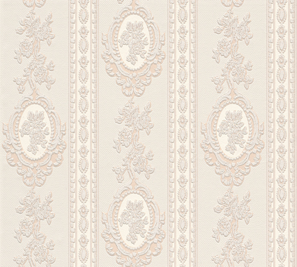 A.S. Creation Papiertapete - beige - Barock - 10 Meter