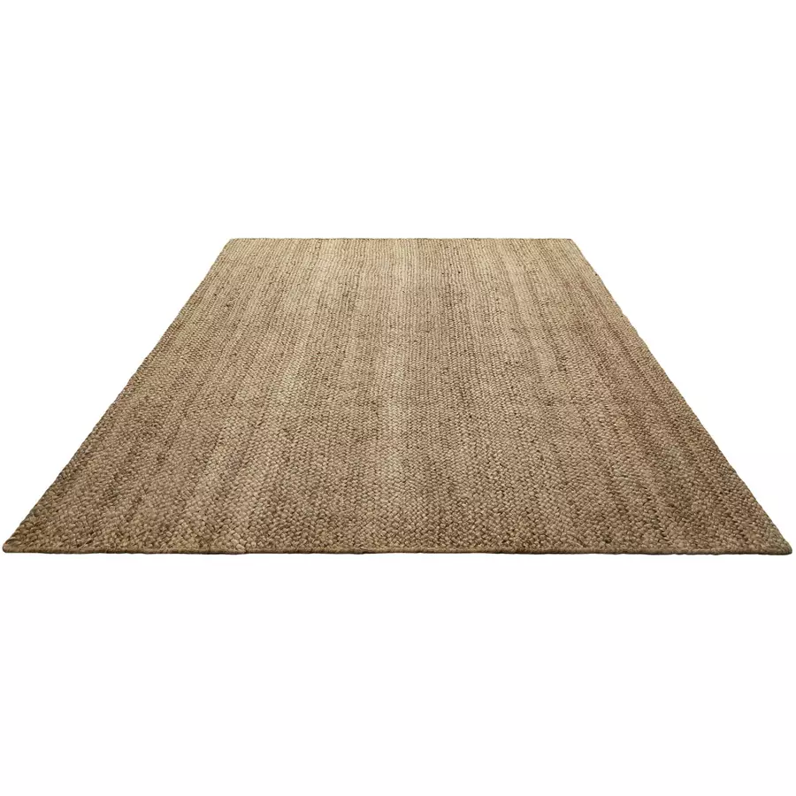 Green Looop Handweb-Teppich Camari braun