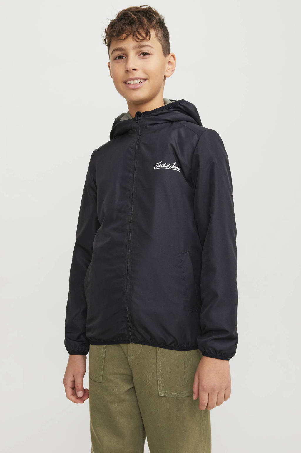 JACK & JONES softshell jas zomer JJOLIVER zwart