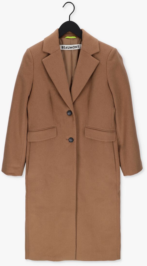 BEAUMONT camel beaumont mantel long blazer coat