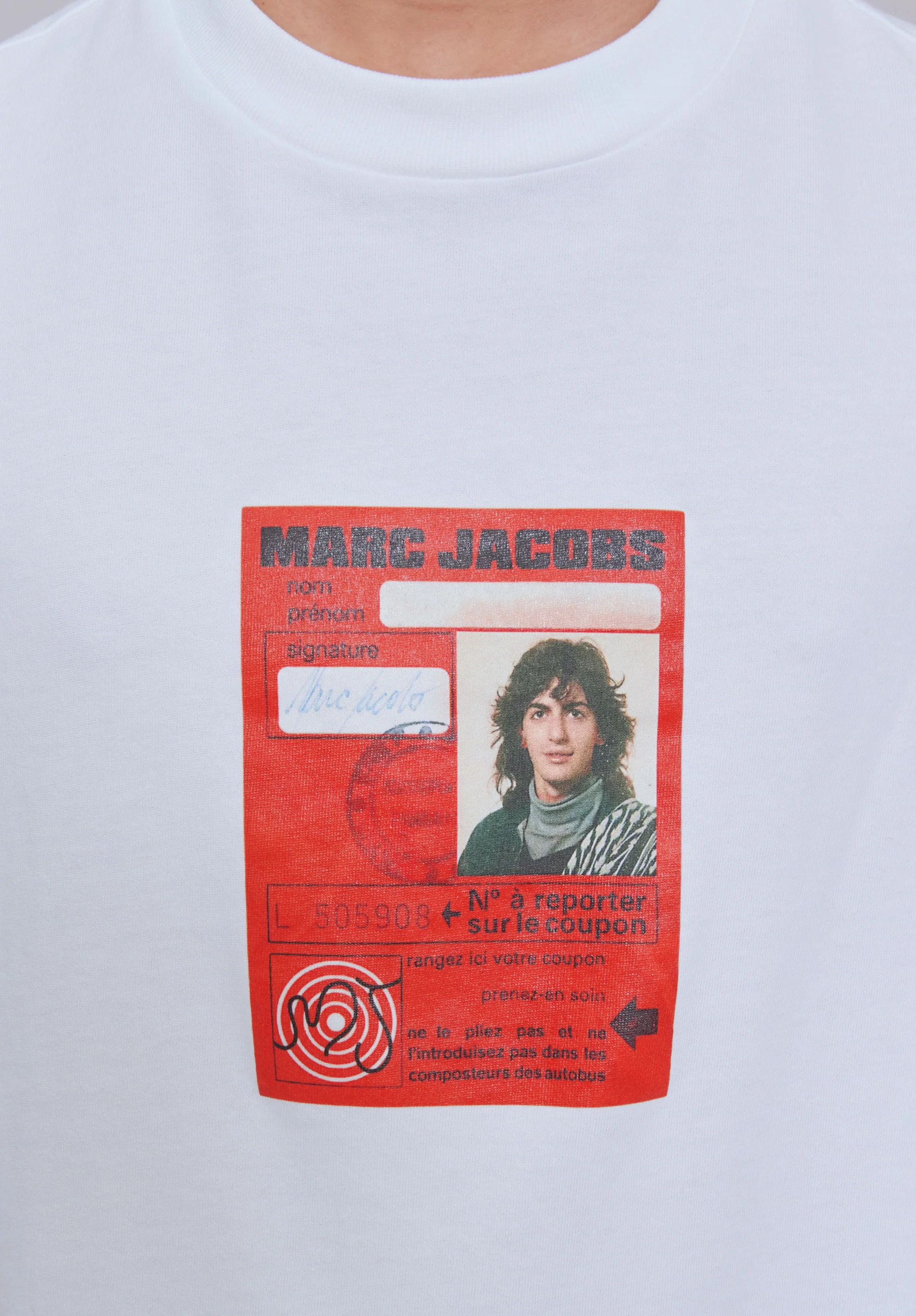 A.P.C. x Marc Jacobs. The Carte Orange T-Shirt - Blanc