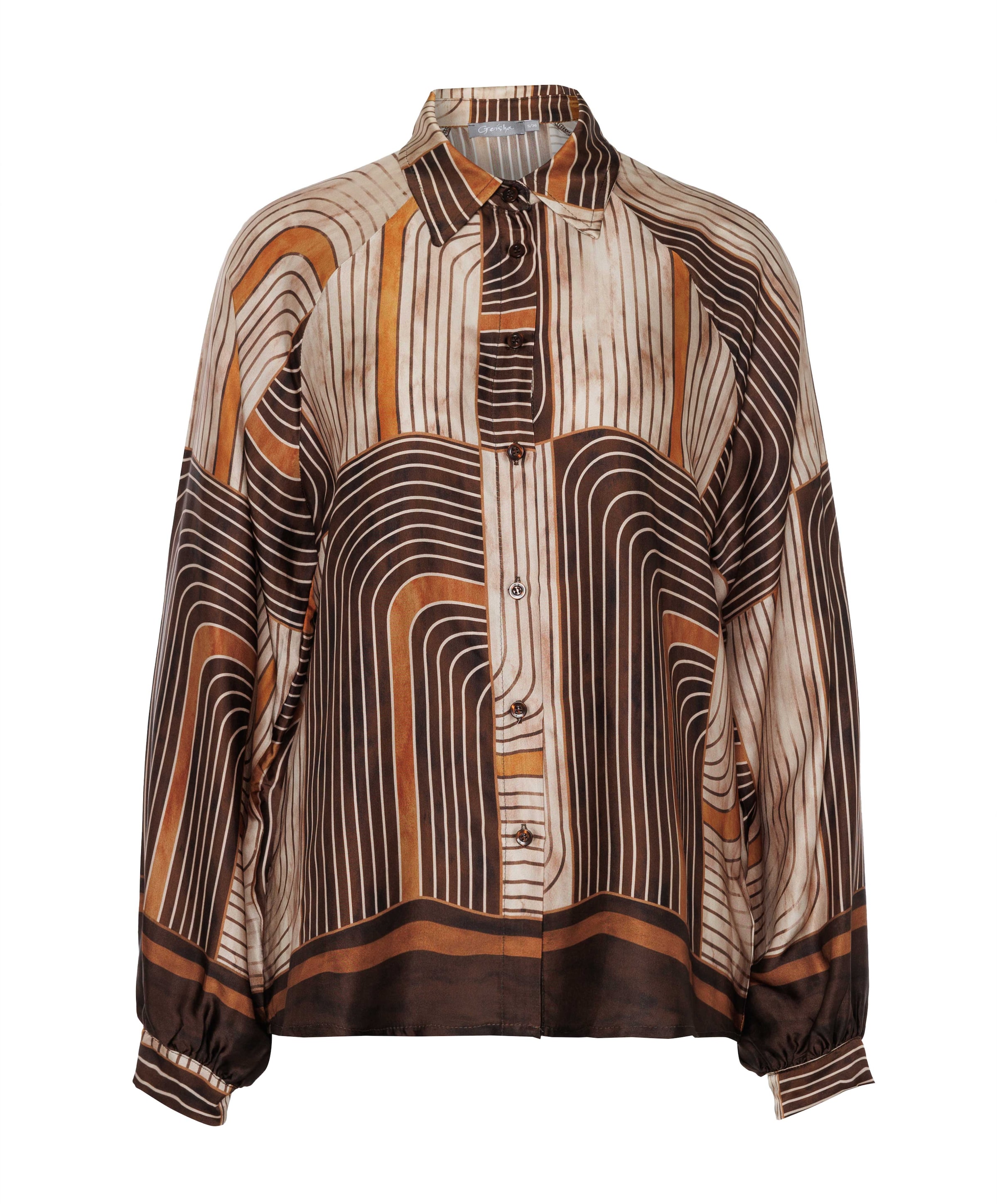 Geisha Dames blouse bruin
