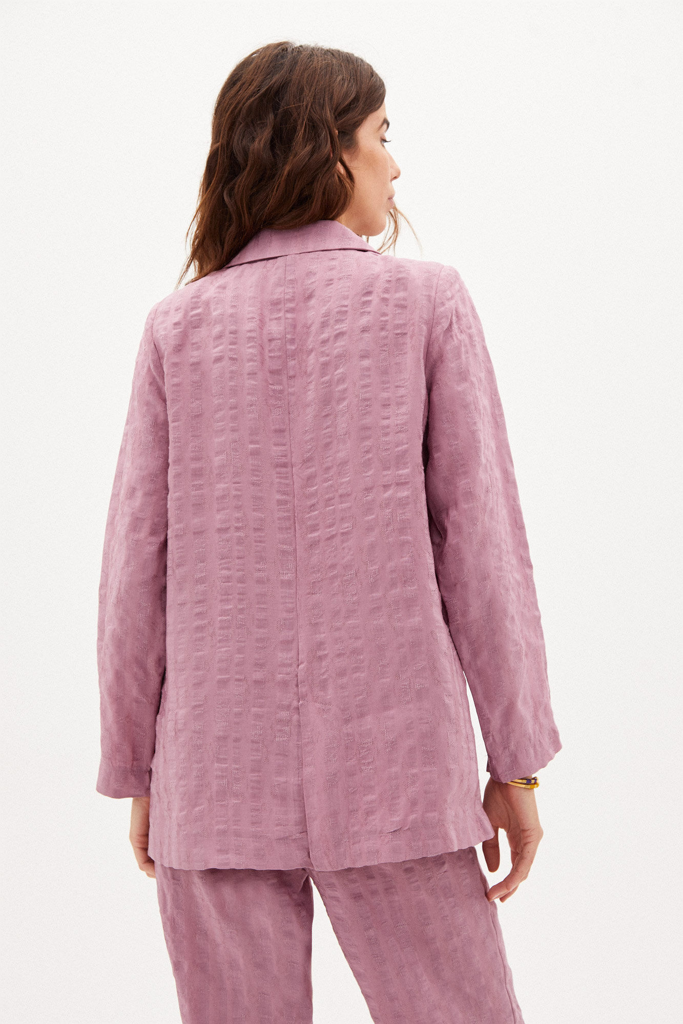 Jaqueta Valeria Jacquard - Rosa
