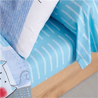 Linge de lit enfant chats - BECQUET CRÉATION