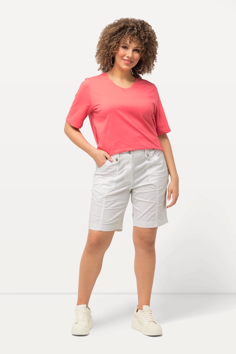 Cargo-Bermuda, Komfortbund, 4-Pocket-Schnitt