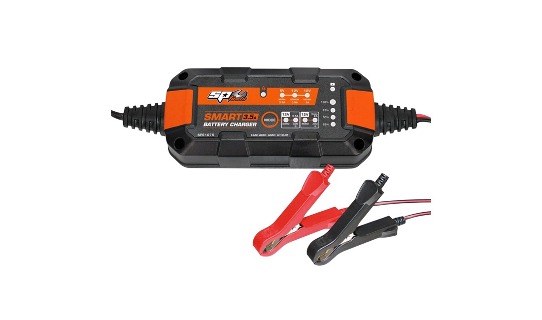 Batterilader 6/12v 3,5A - SP Tools