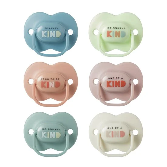 Sucettes Anytime, Forme Orthodontique Symétrique   Aléatoire        6-18 mois   de               Tommee Tippee