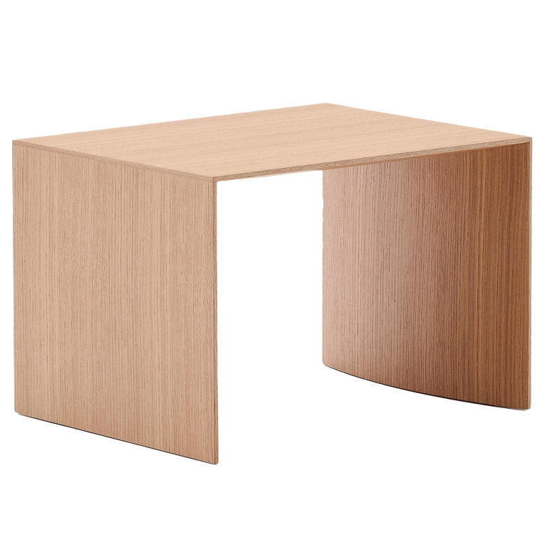 Kave Home Litto bijzettafel 55x40 eiken