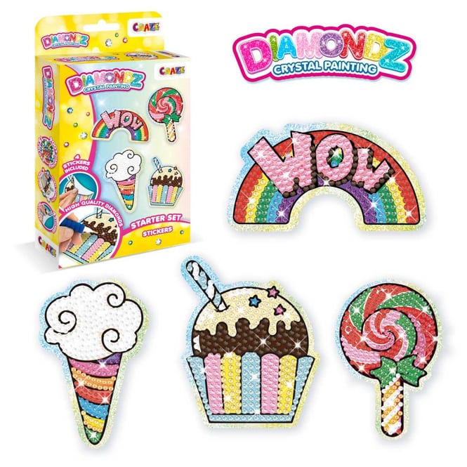 DIAMONDZ - Bastel Sticker Starter Set - 1 Stück