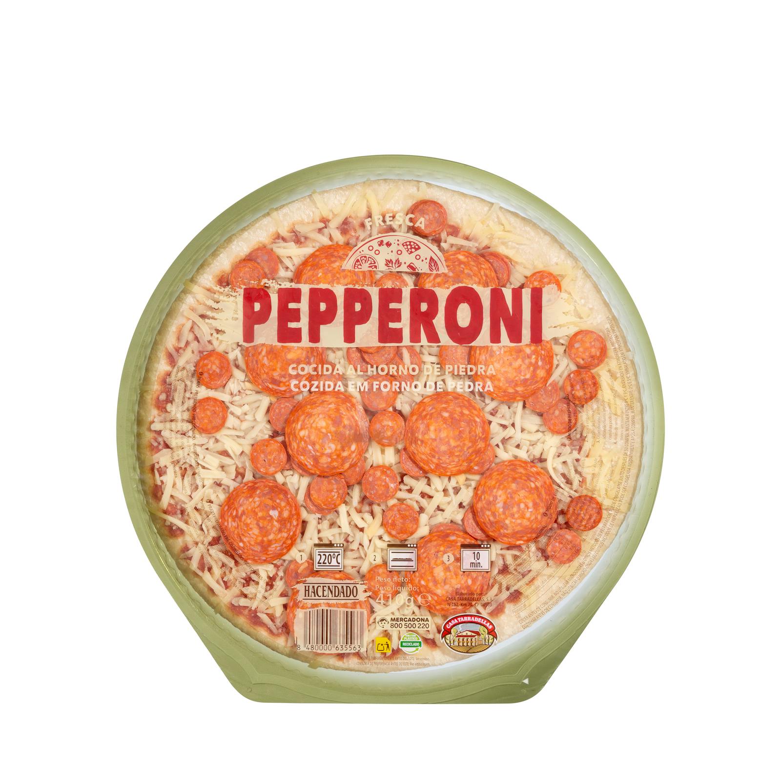 Pizza au pepperoni Hacendado