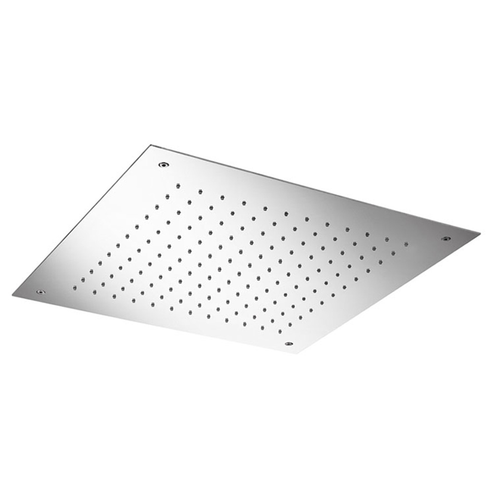 Hotbath Mate M111 inbouw hoofddouche vierkant 50cm geborsteld nikkel