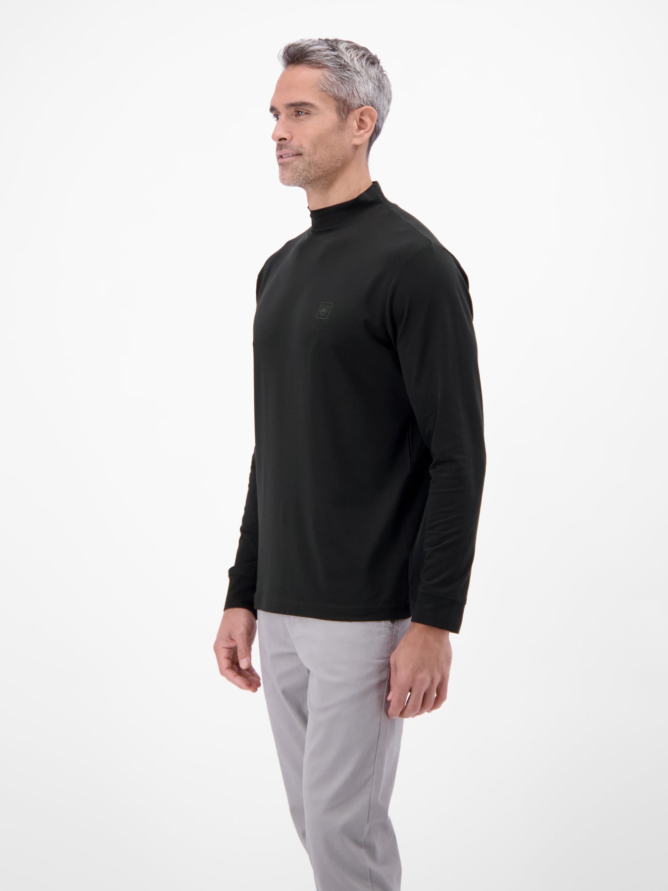 Herren-Shirt mit modischem Turtleneck