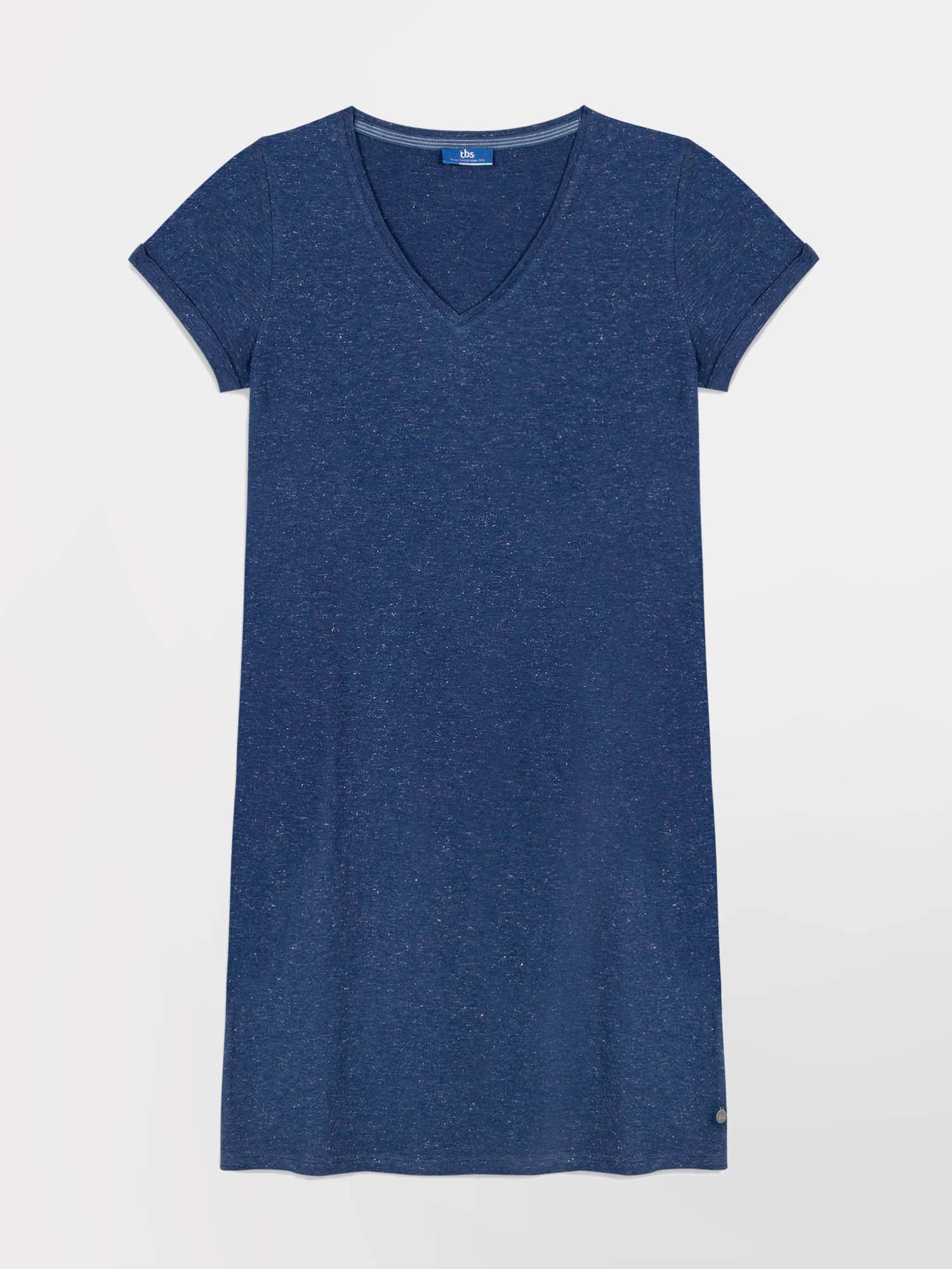 Robe Femme Jersey Coton Marine
