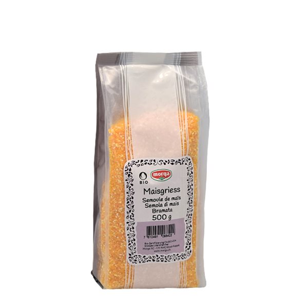 MORGA Maisgriess Bramata<br>500 g, Beutel, Knospe