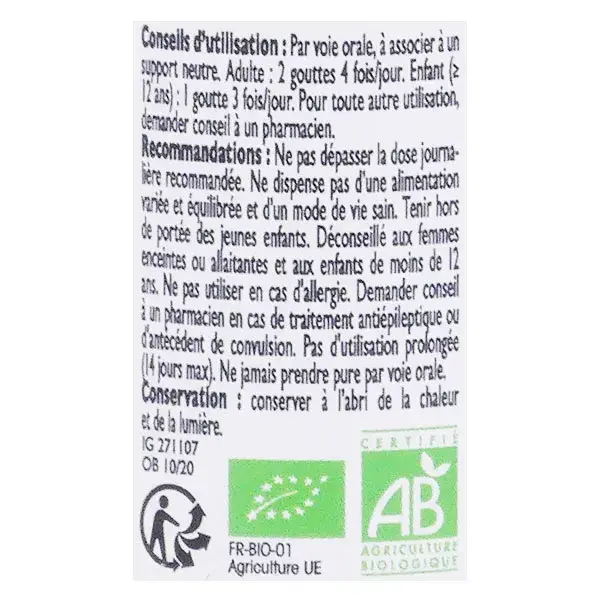 Le Comptoir Aroma Óleo Essencial Orgânico Eucalyptus Globulus 10ml