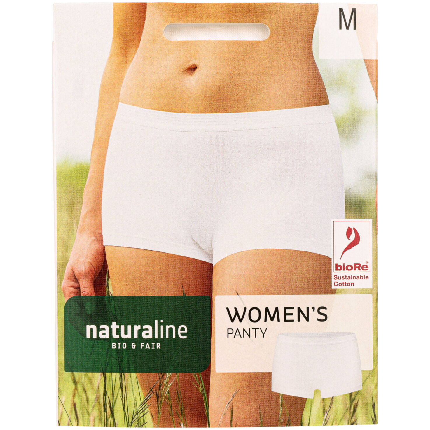 Naturaline TextilDamen Panty weiss M