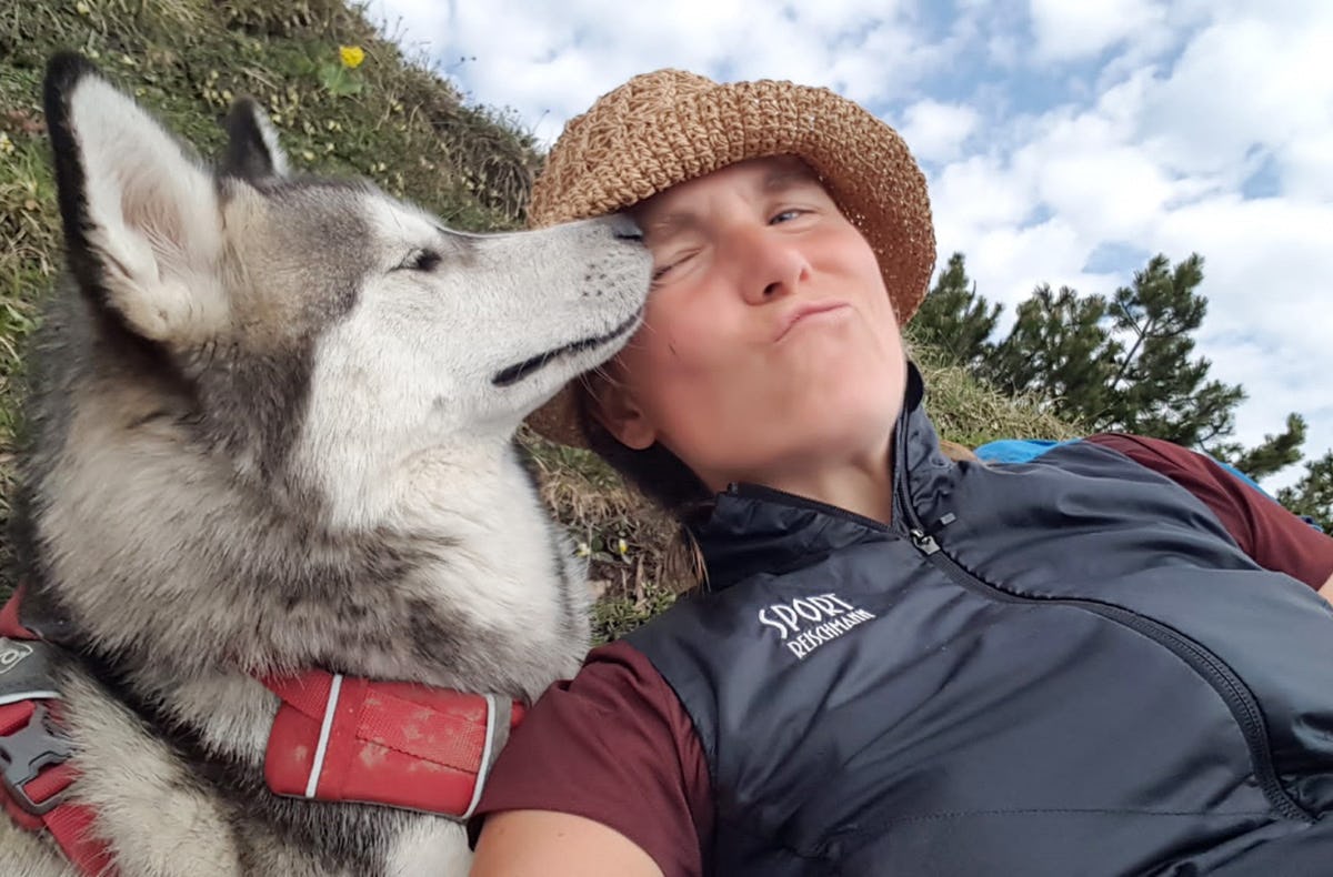 Wandern mit Huskies Schwangau