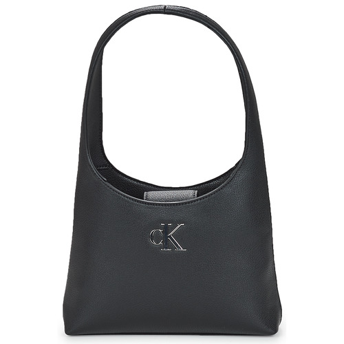 Calvin Klein Jeans - MINIMAL MONOGRAMSHOULDER BAG - Noir