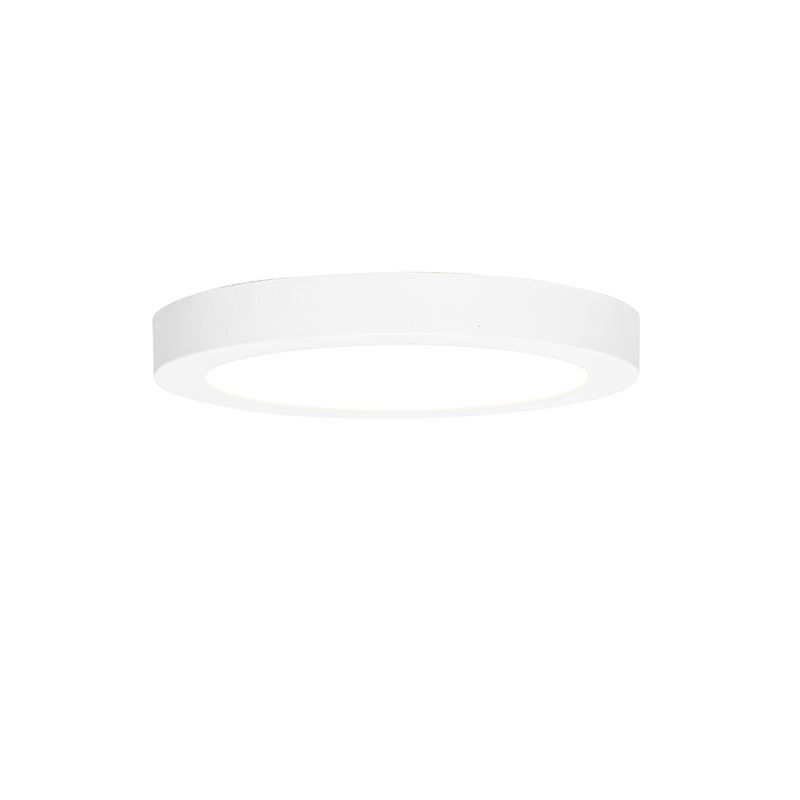 Set van 6 In- of opbouwspot wit 18 cm incl. LED 3 staps dim to warm - Trans