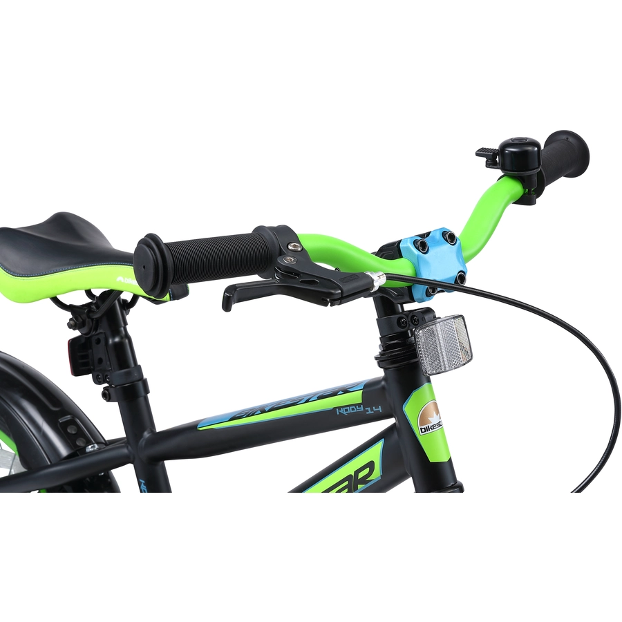 Bikestar Kinderrad 14 Zoll Urban Jungle schwarz, grün