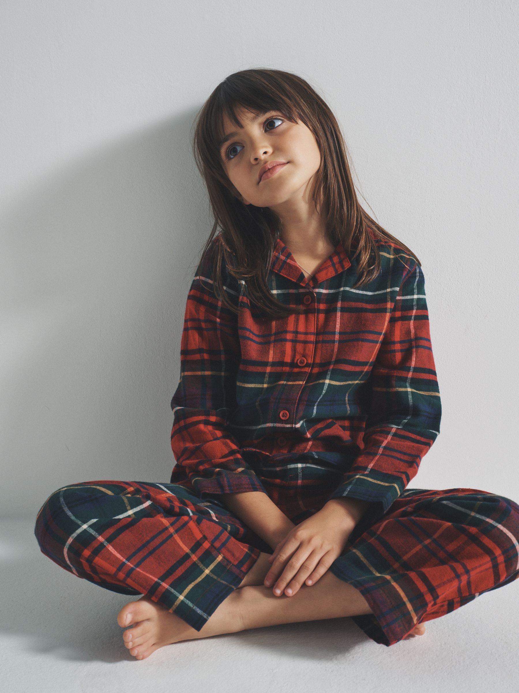 The Set 2 Pack Traditionele Geweven Ruit Pyjama's