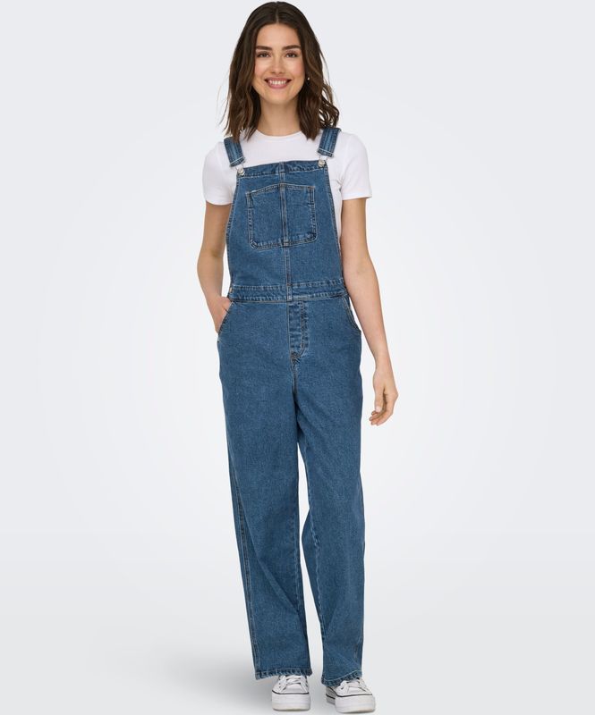 Onlmascha Wide Leg Fit Denim Salopette