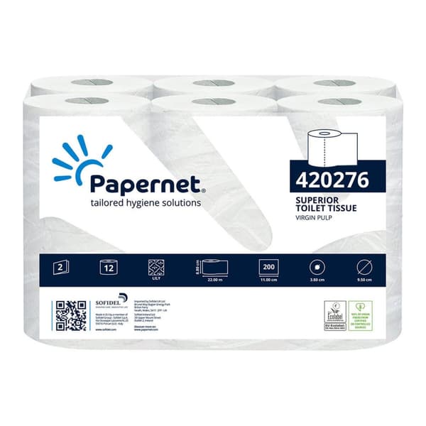 Toalettrull Papernet S22 (12 enheter)