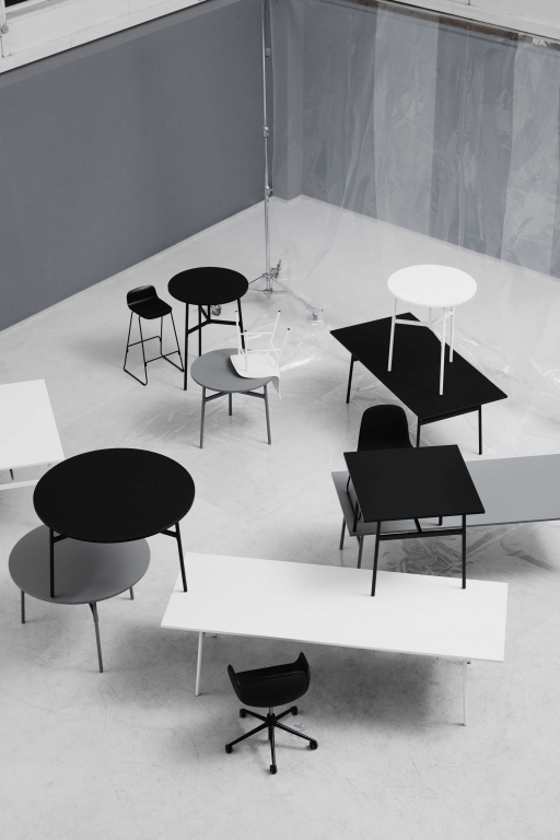 Normann Copenhagen Union tafel 140x90 wit