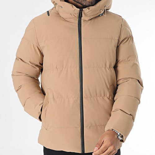Doudoune Capuche Camel