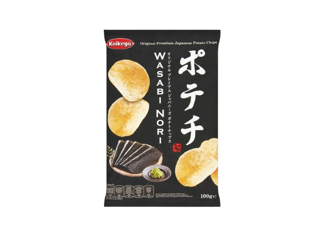 BATATAS FRITAS KOIKEYA WASABI E NORI 100G