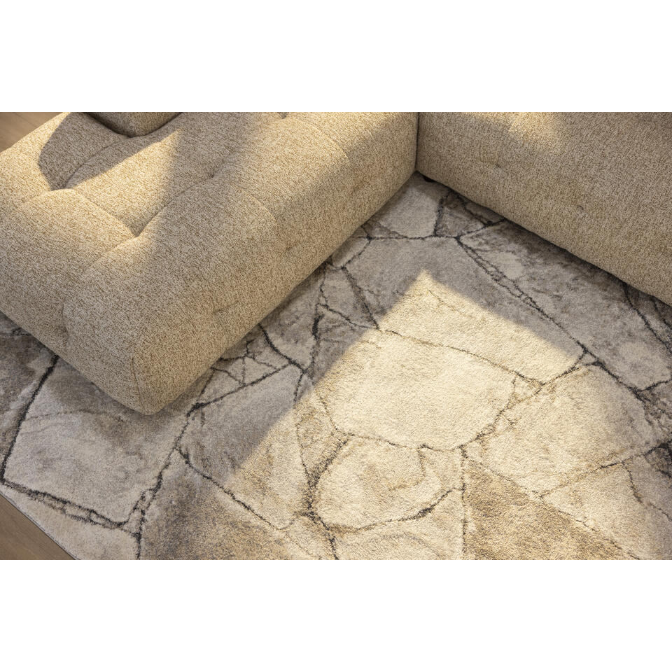 Vloerkleed Caves Zand 200x290 cm