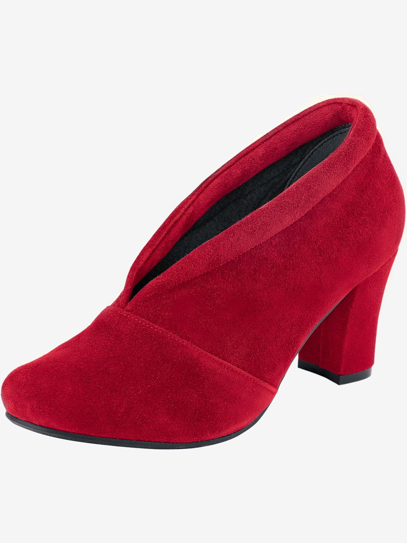 Escarpins cuir velours chèvre doux
