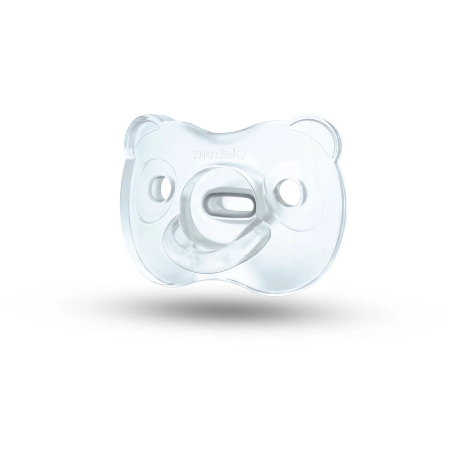 Medela Baby Schnuller Soft Silicone 0-6 UNO in hellblau, 2 Stück