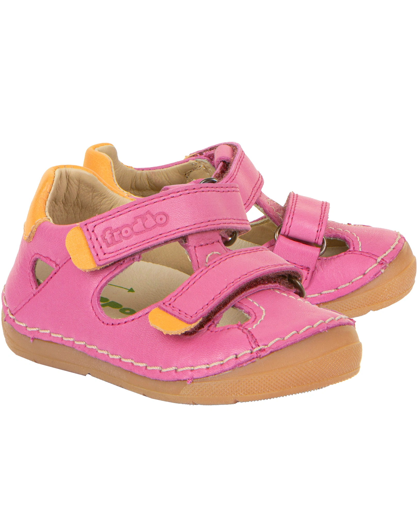 Klett-Lauflernsandalen PAIX DOUBLE in fuxia
