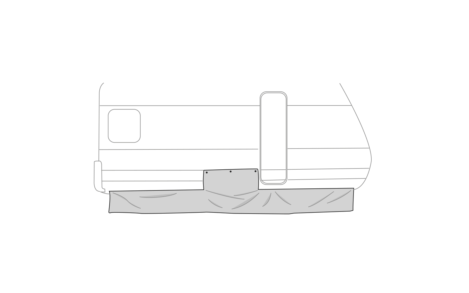 Fiamma Skirting Windblende Caravan