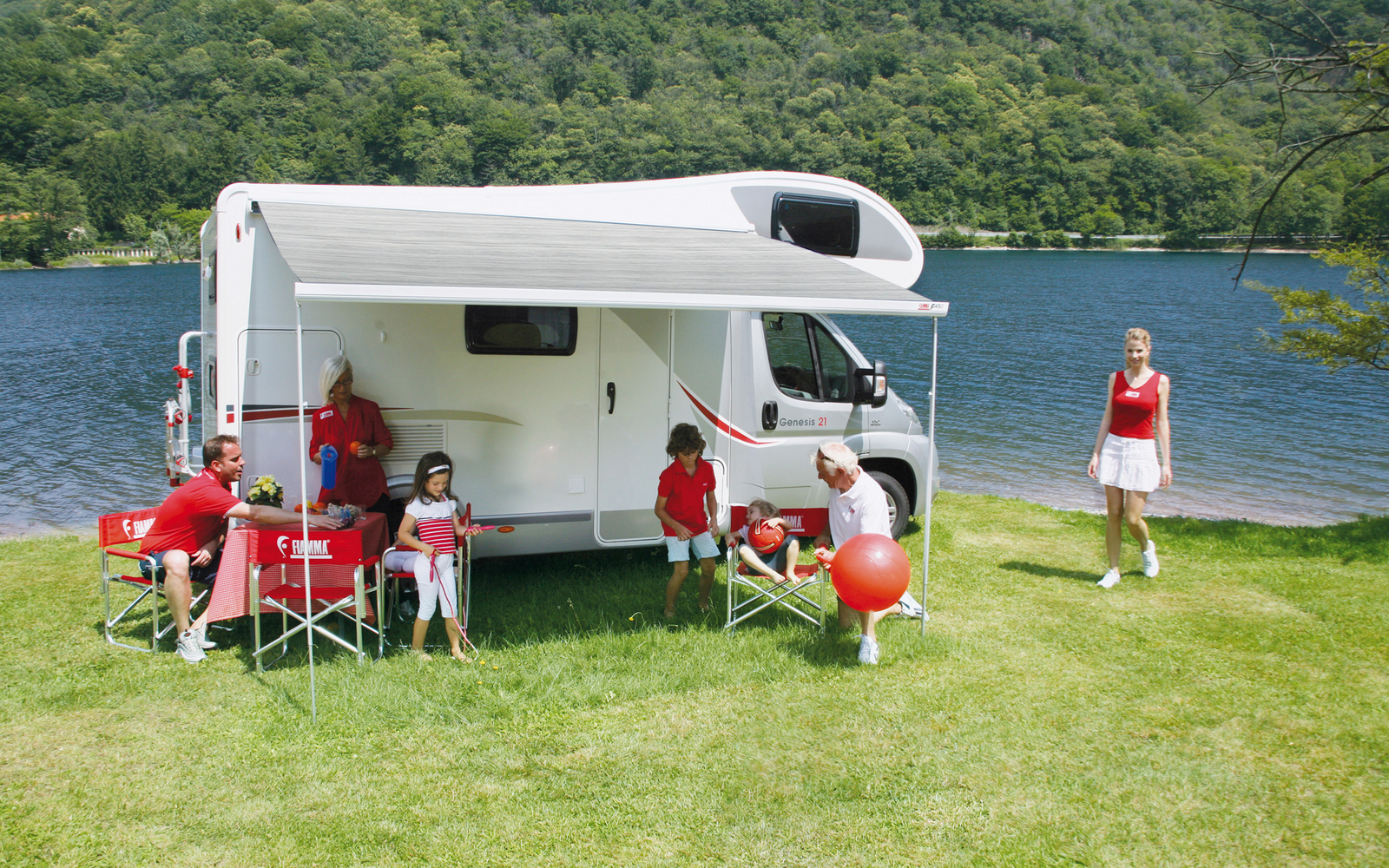 Fiamma Wandmarkise F45s 260 cm (Titanium / Royal Grey)