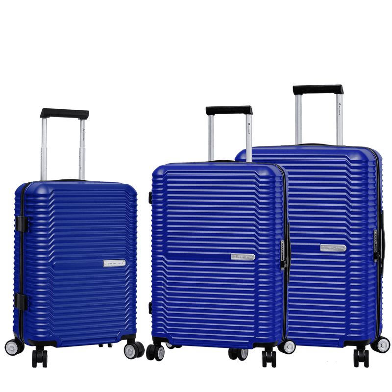 Lot de 3 valises rigides 20603 55, 66 et 76 cm Navy