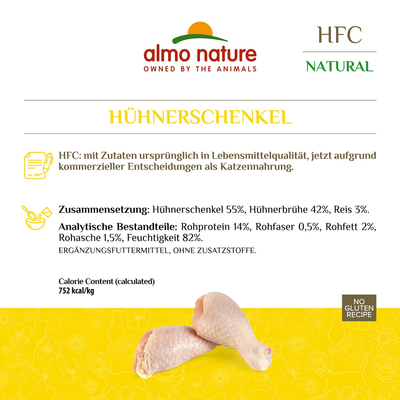 Almo nature HFC 24x150g Hühnerschenkel