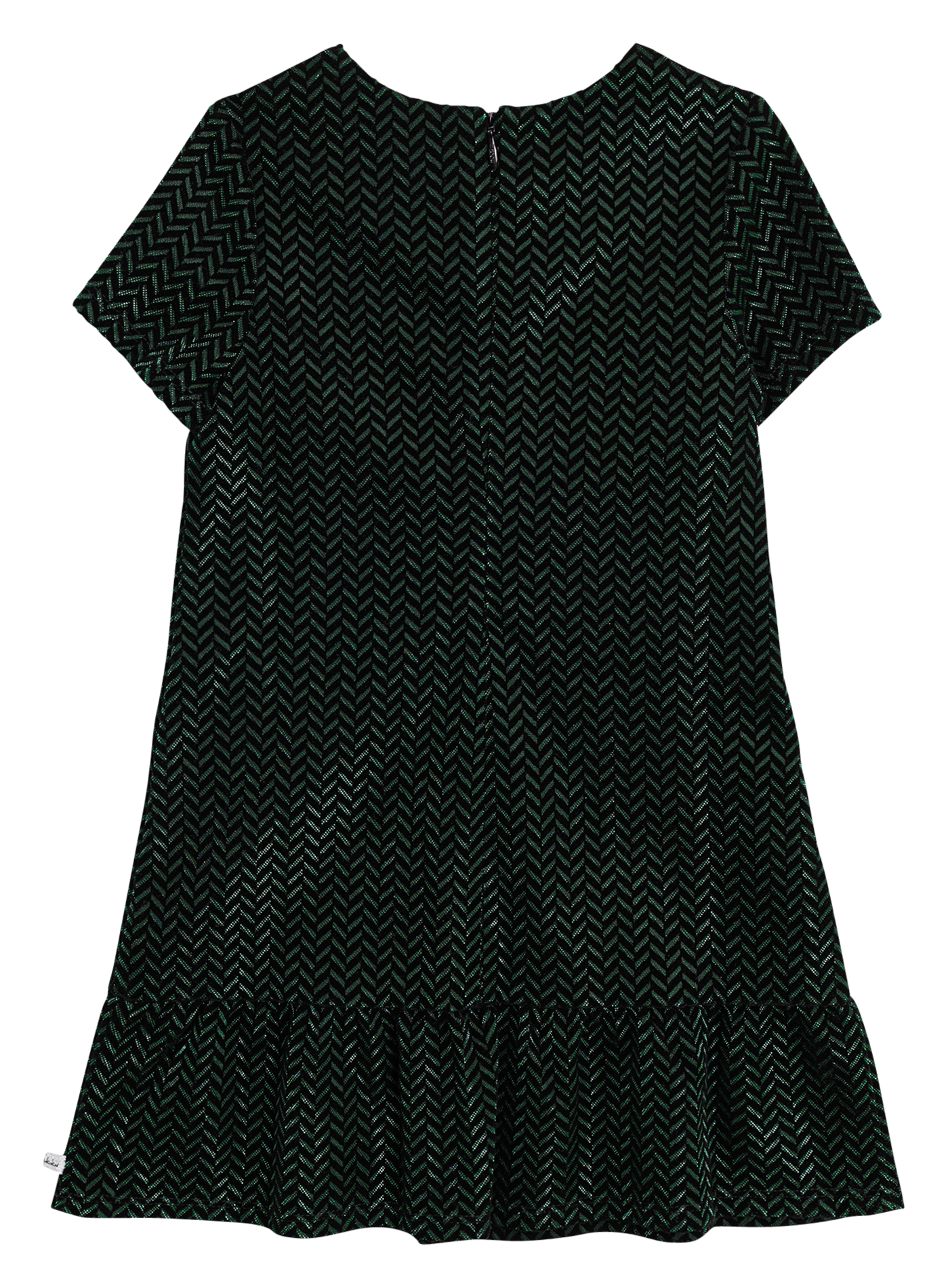 Robe courte en maille | Noir